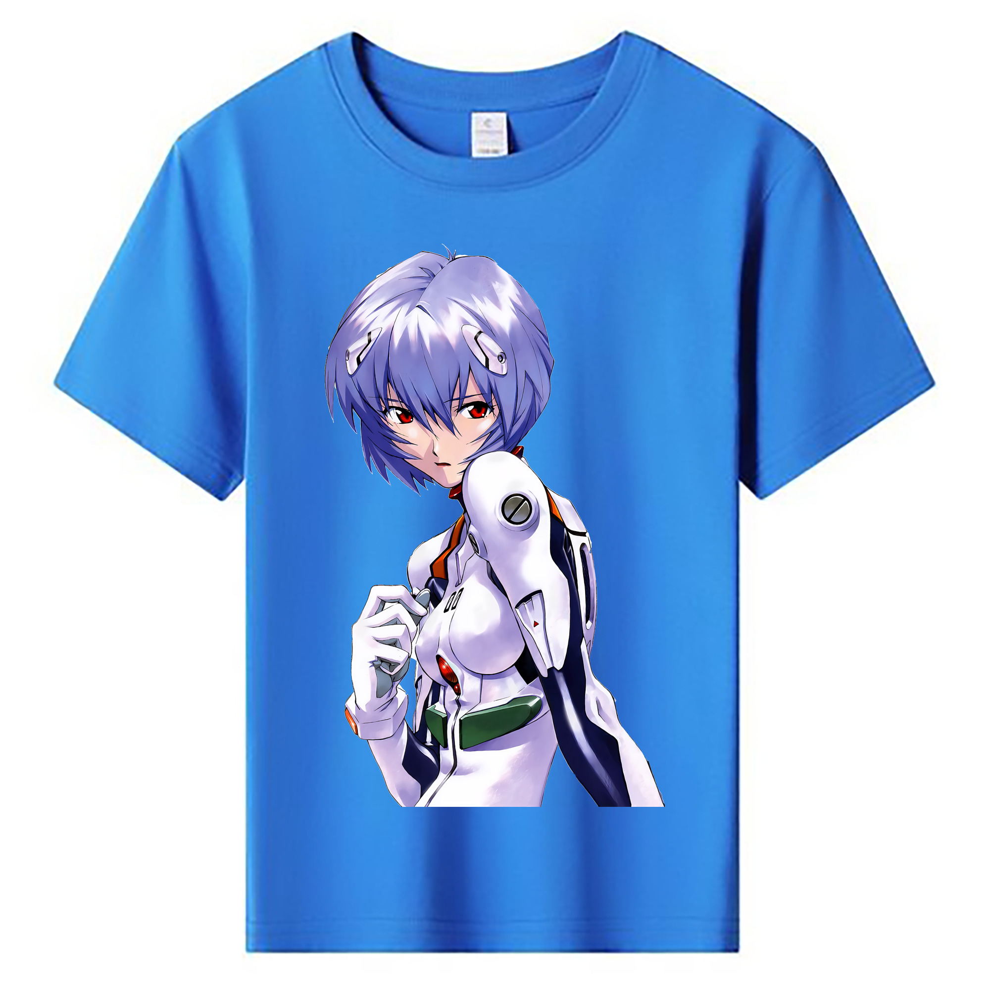 （画像用） EVA 新世紀エヴァンゲリオン 綿100％キッズTシャツ（フロントプリント）